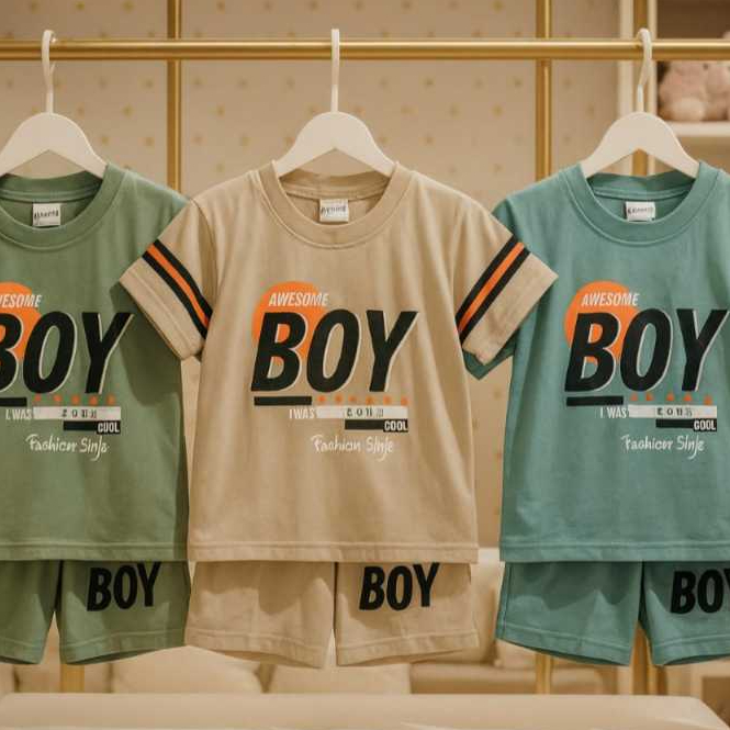 Walton Kids 8581 Setelan Walton Kids Bayi Usia 4-5 Tahun Bahan Kaos Adem dan Dijamin Nyaman