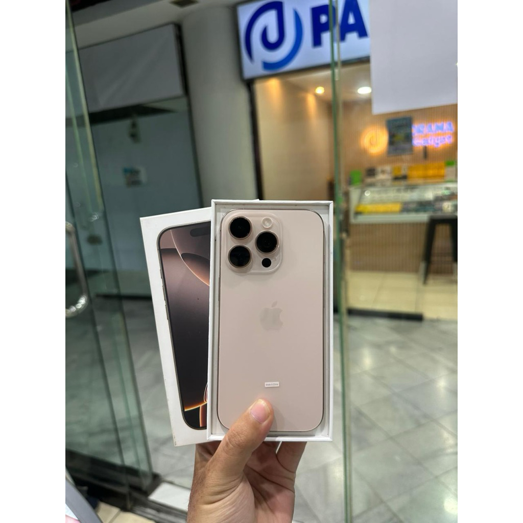 Second iphone 16 pro 256 ex garansi resmi ibox & blibli kondisi mulus terawat