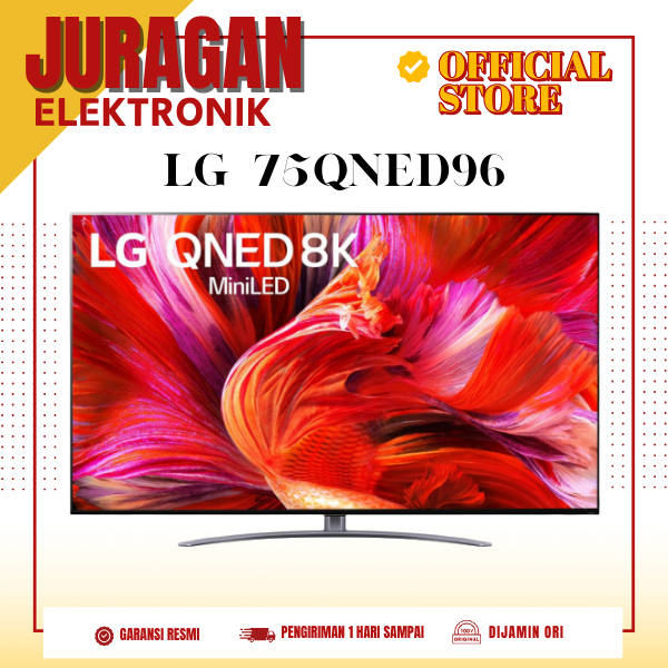 LG 75QNED96 GOOGLE SMART TV 75 INCH 8K DOBLY ATMOS VISION//75QNED96/NED96