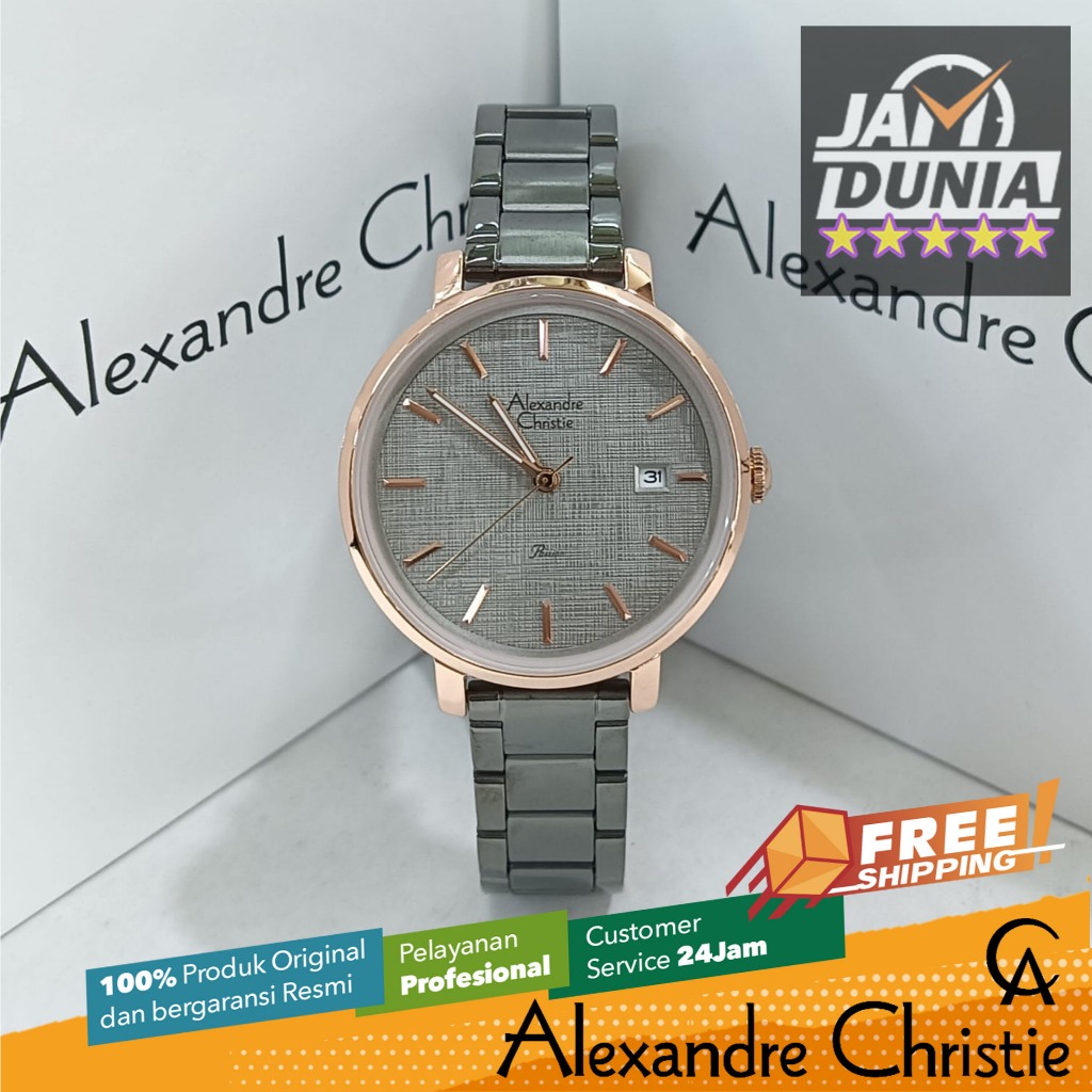 JAM TANGAN WANITA ALEXANDRE CHRISTIE PASSION ORIGINAL 2870 AC 2870 AC2870 ACF2870 JAM AC PASSION STA