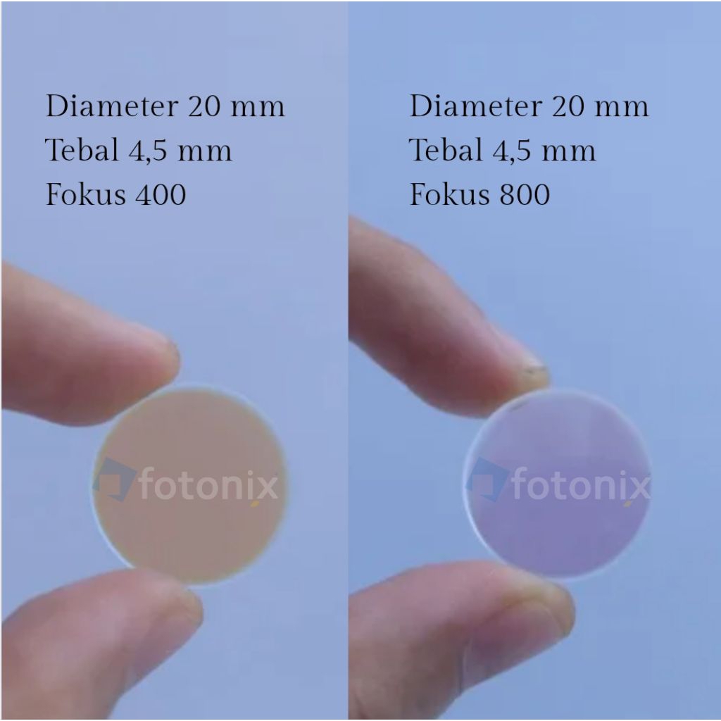 Lensa Fiber Laser D20 T4,5 F400 For Laser Cleaning / Lensa Fiber Laser D20 T4,5 F800 For Laser Clean