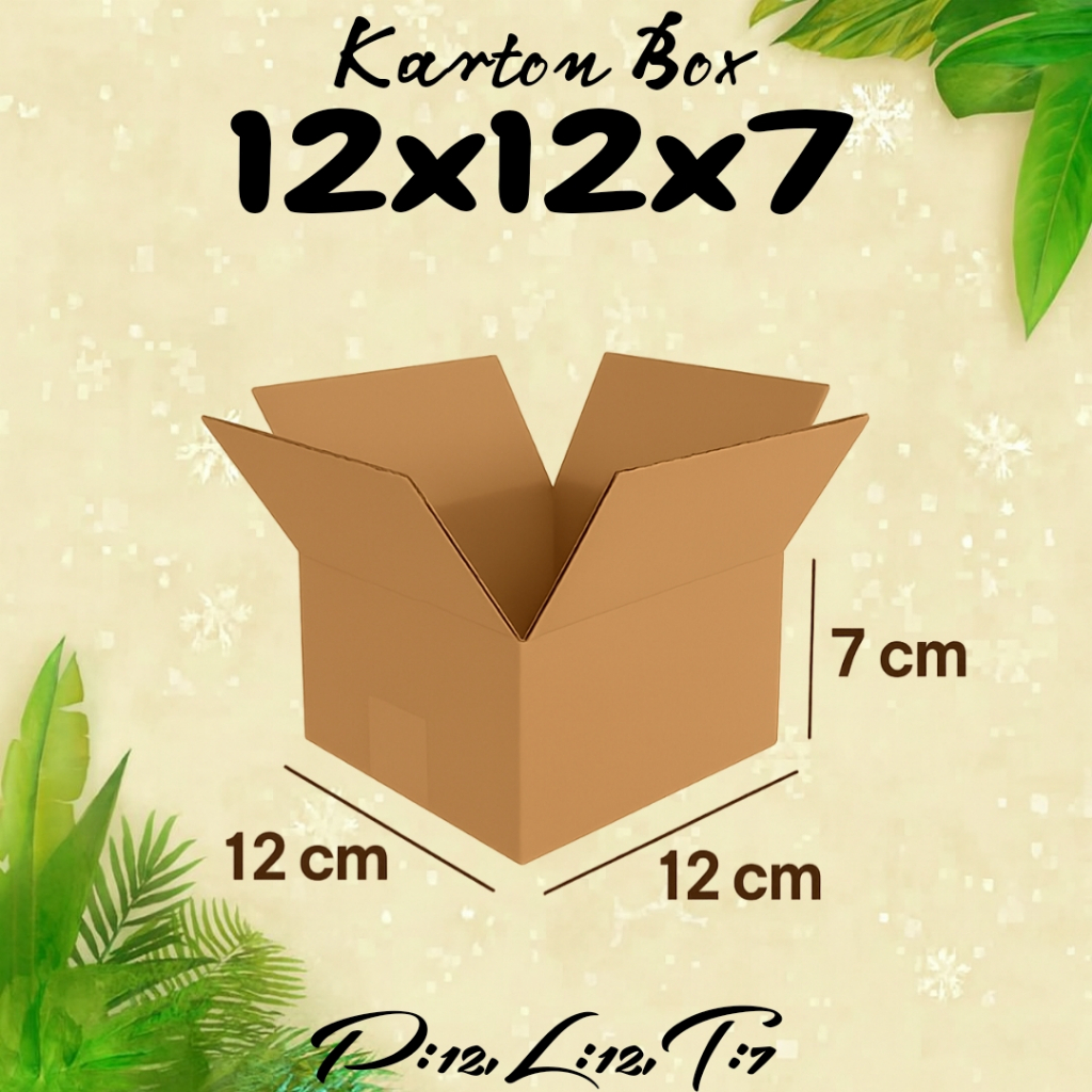 Kardus Packing UK 12x12x7 Kardus Polos,Kardus Murah,Kardus Mini,Kardus Kecil,Kardus Besar