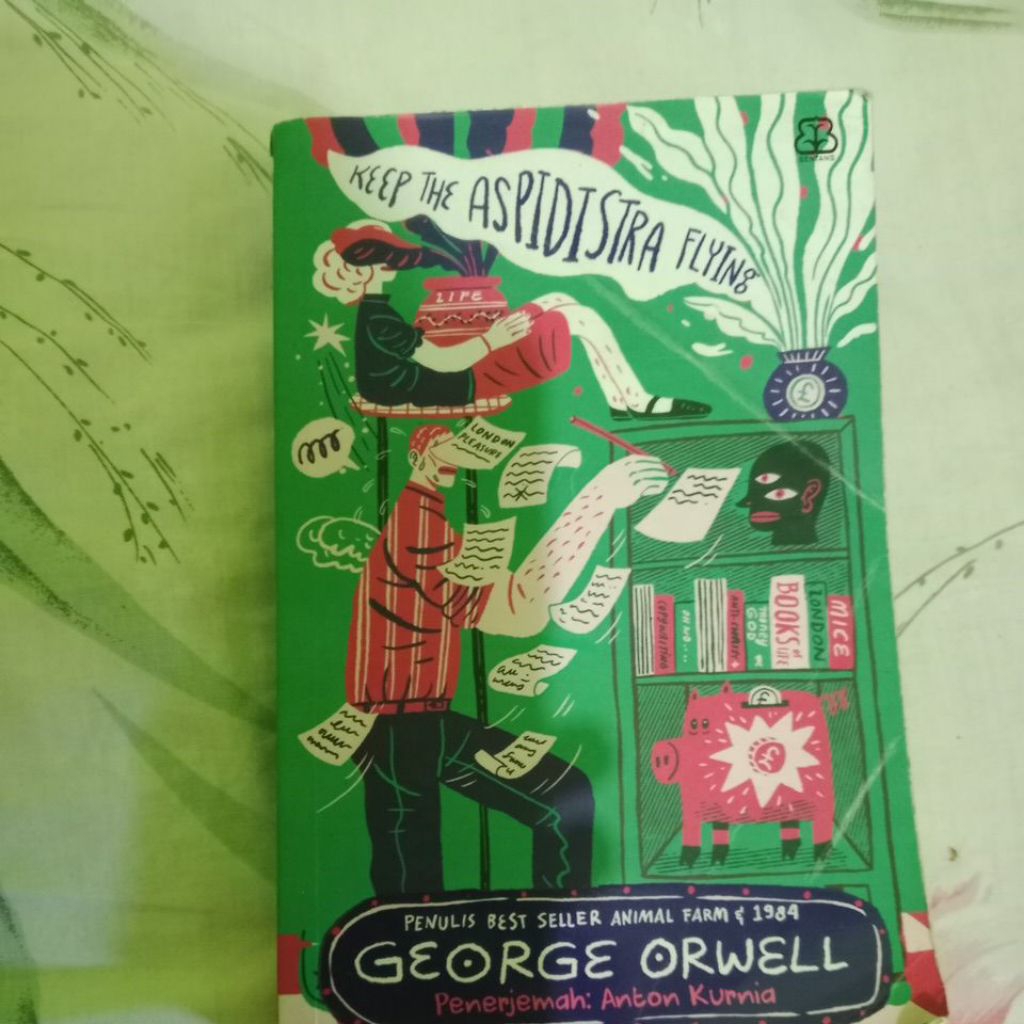 Buku George Orwell dengan judul Keep The Aspidistra Flying