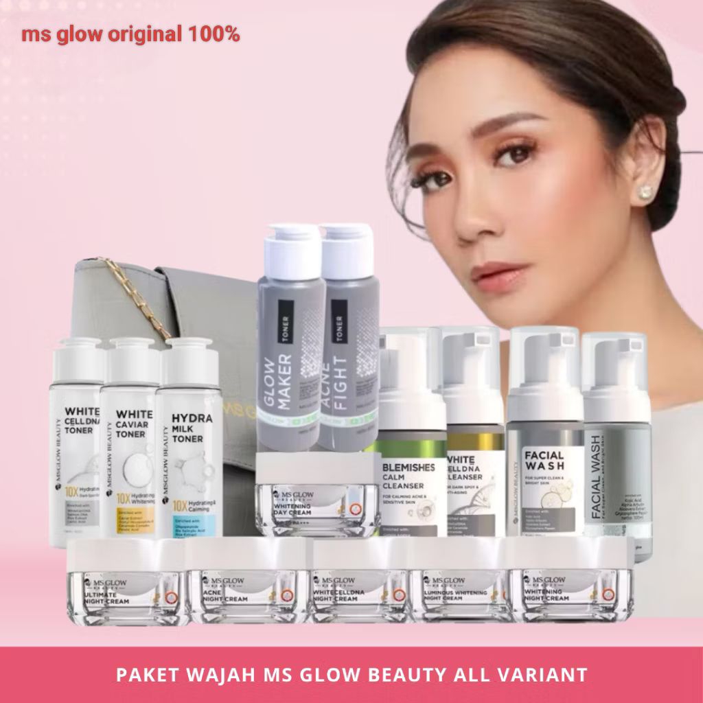 (MS GL0W) Krim ACNE | Krim ULTIMA | Krim LUMINOUS | Krim WHITENING | Krim WHITECELL DNA | Sabun FACI