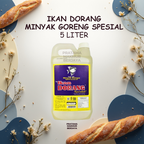 IKAN DORANG SPESIAL MINYAK GORENG 5L / MINYAK GORENG IKAN DORANG 5L