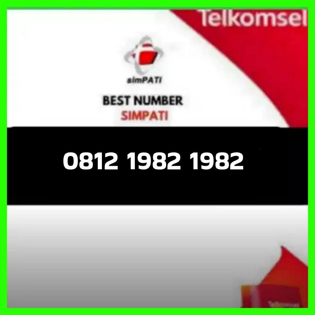 perdana simpati cantik super double Tahun - nomor Cantik simpati Telkomsel seri double tahun 1982-19