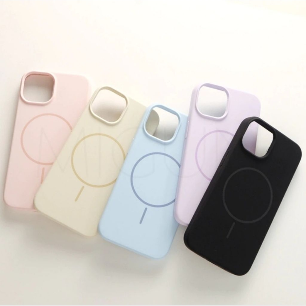 Iphone 15 Silicone Pastel Magsafe