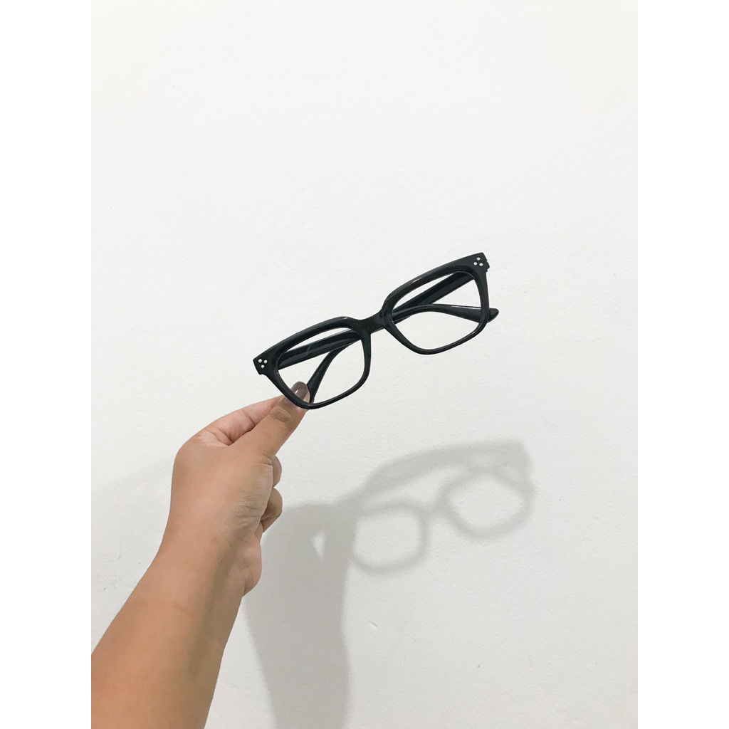 Kacamata Frame Pria dan Wanita Kacamata Blueray Kacamata KOTAK / Adara - ALPHA