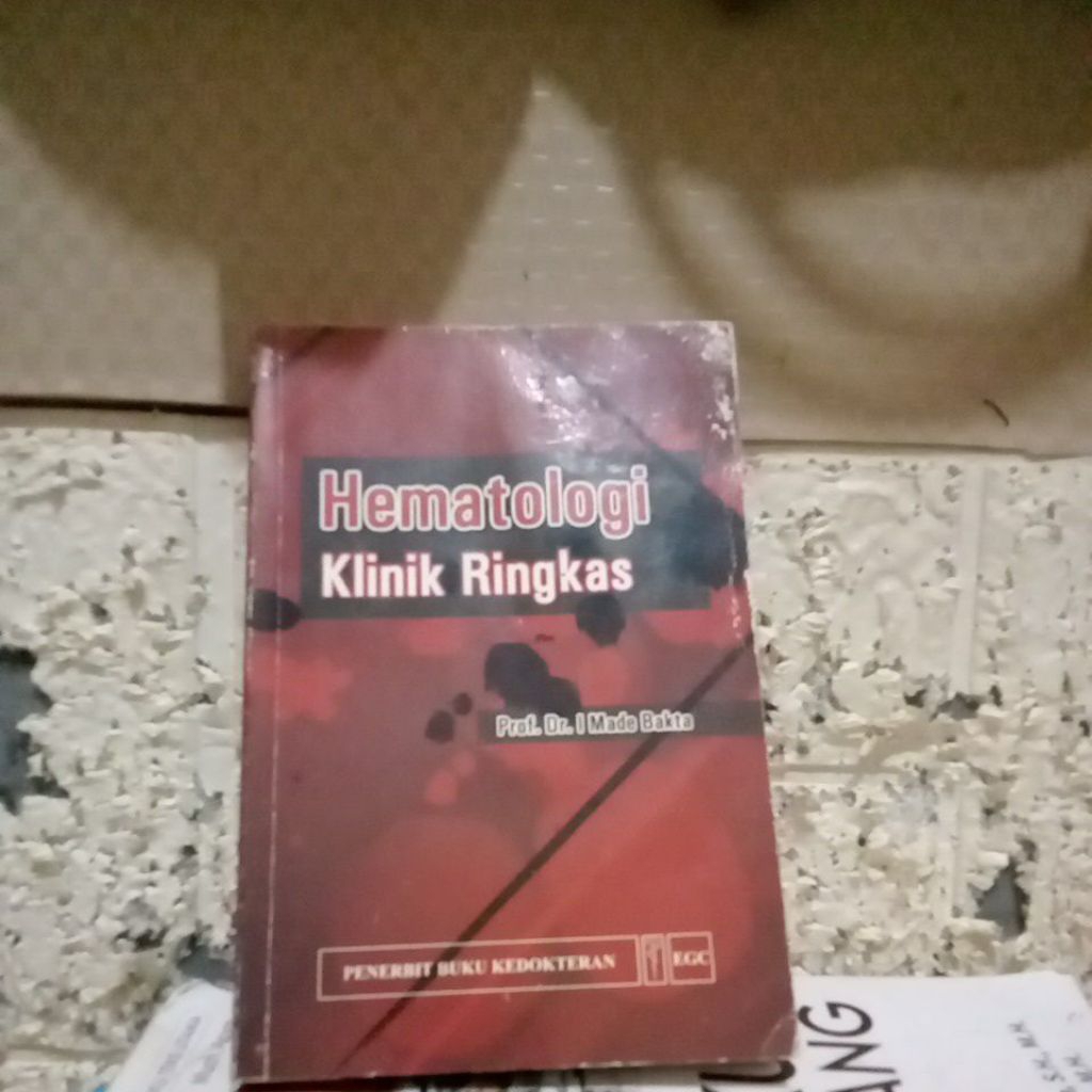 Buku bekas original hematologi klinik ringkas