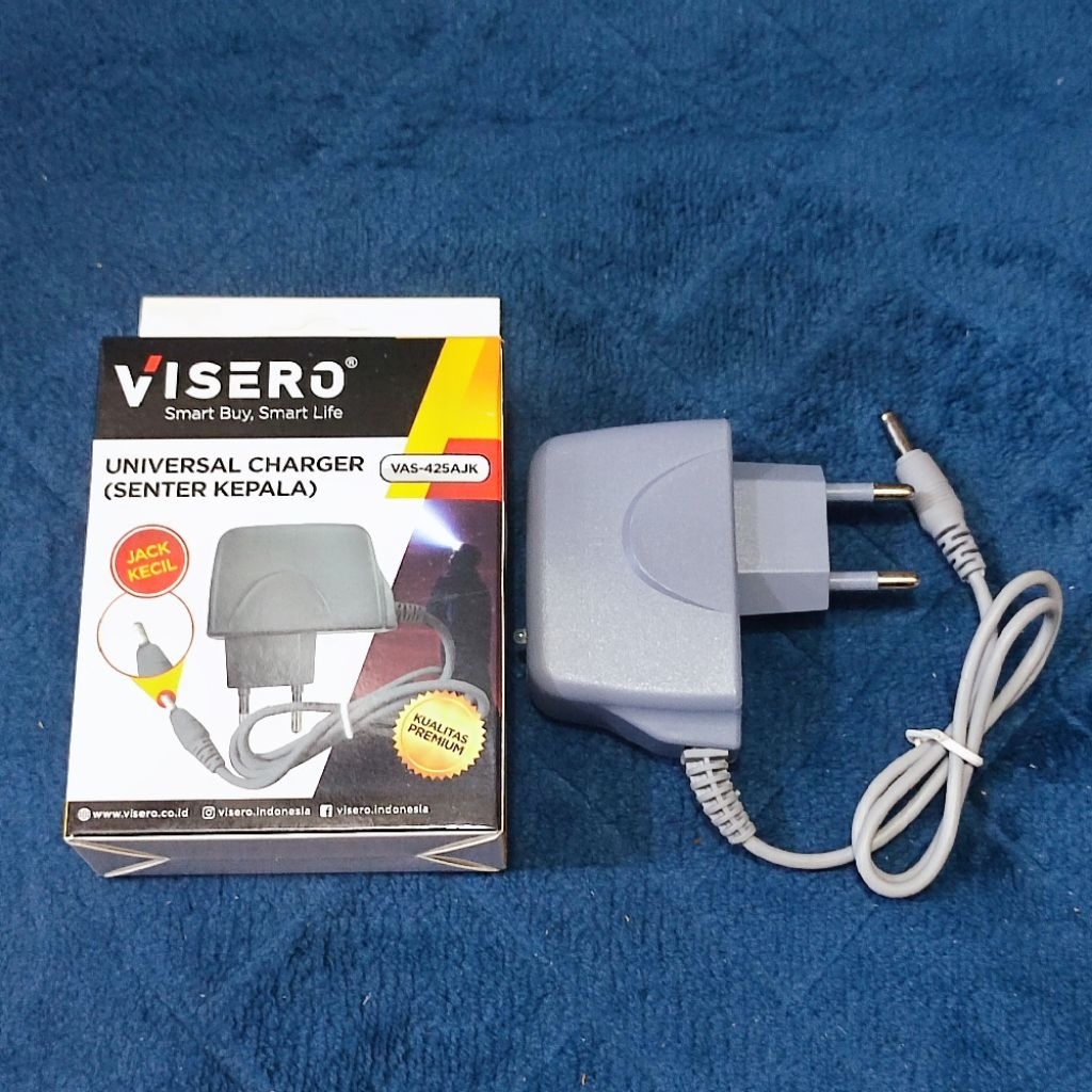 Charger Senter Kepala Universal Abu