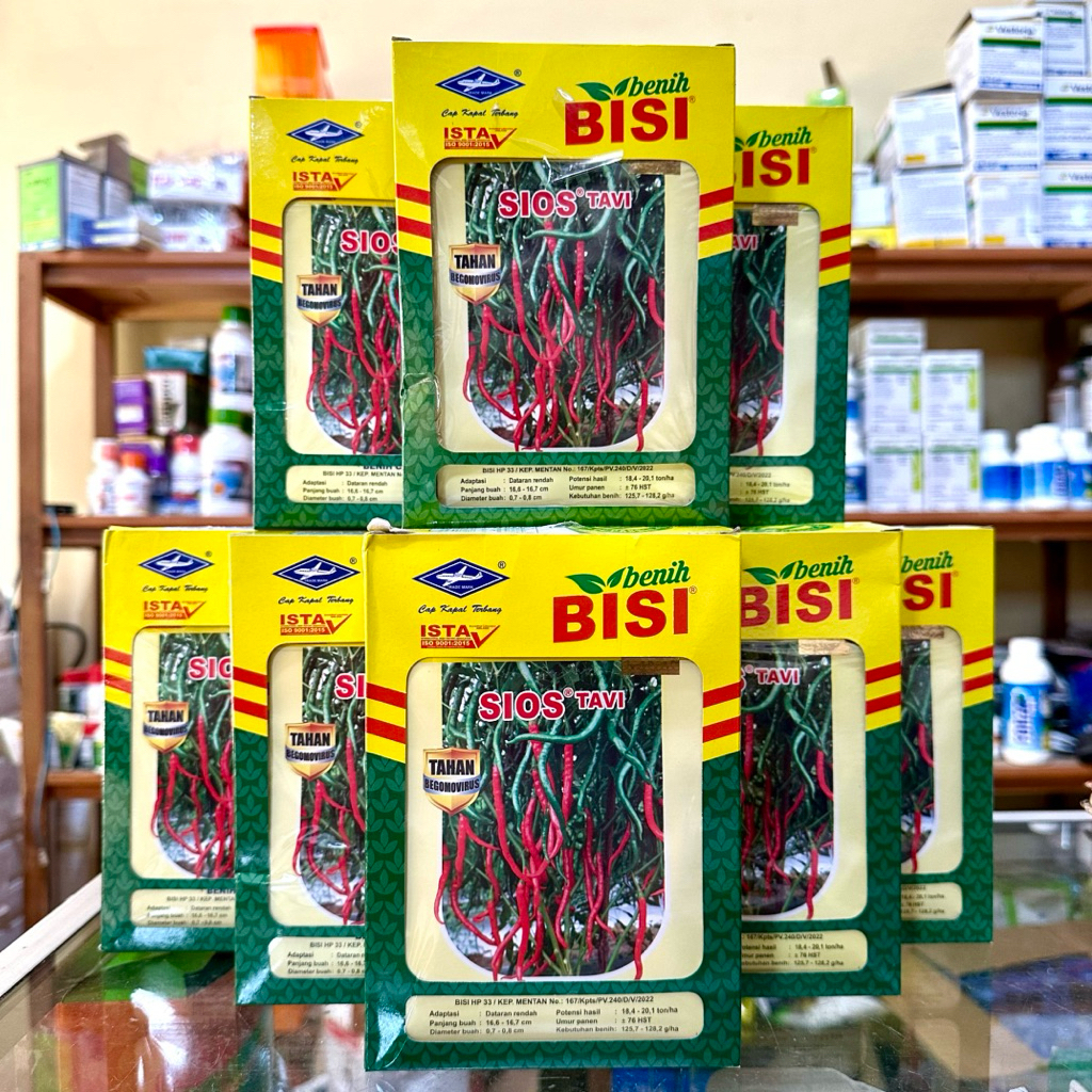BENIH CABAI KERITING SIOS TAVI F1 10gram (ORIGINAL) - CAP KAPAL TERBANG