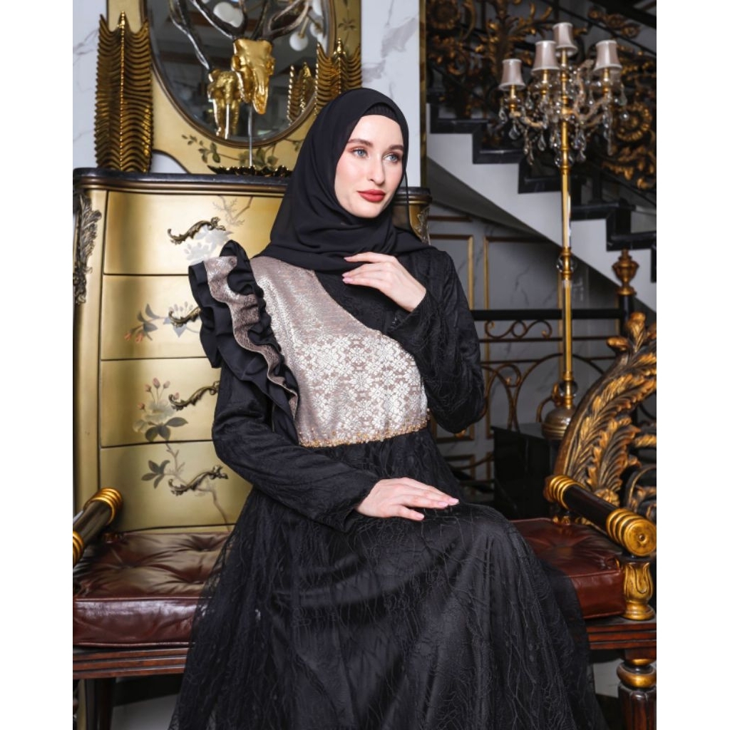 Dress Tule Songket | Lace Tule dress