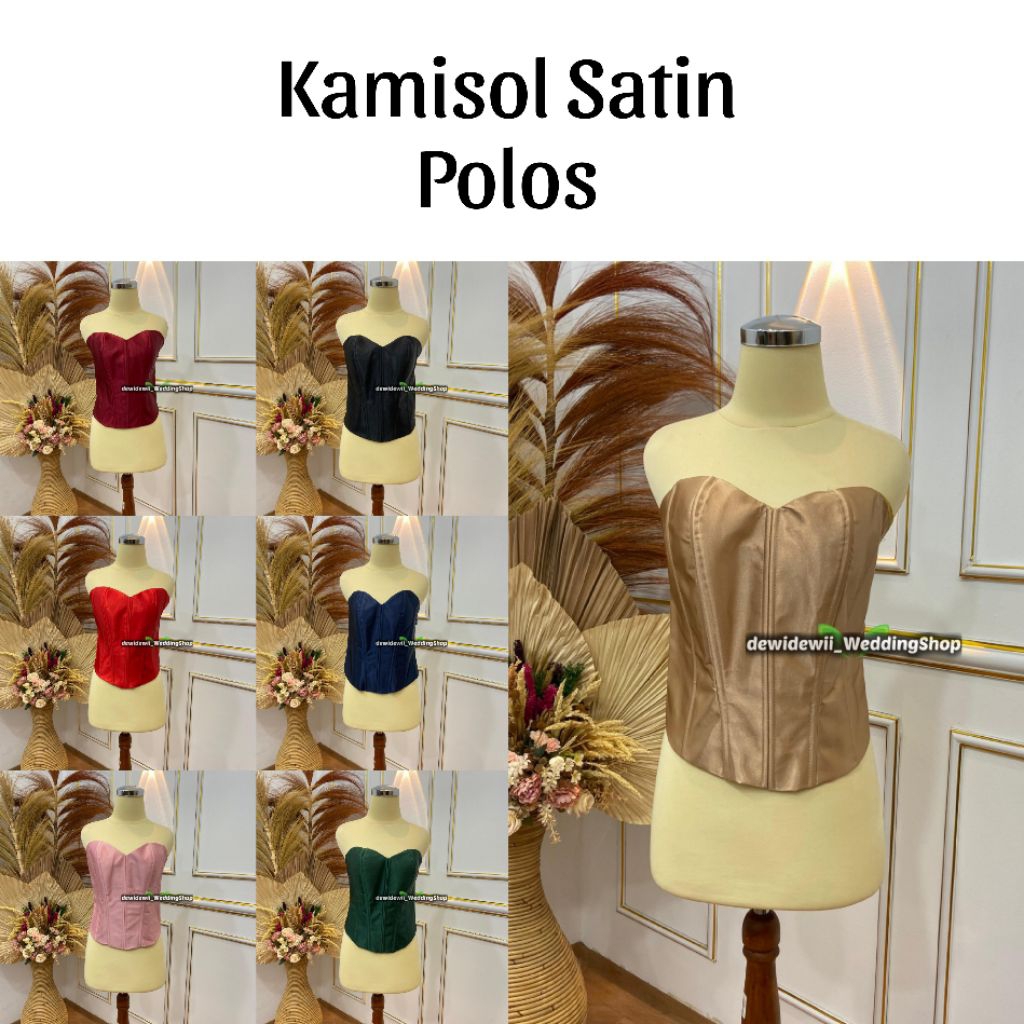 Kamisol Satin/ Kamisol Tulang 8