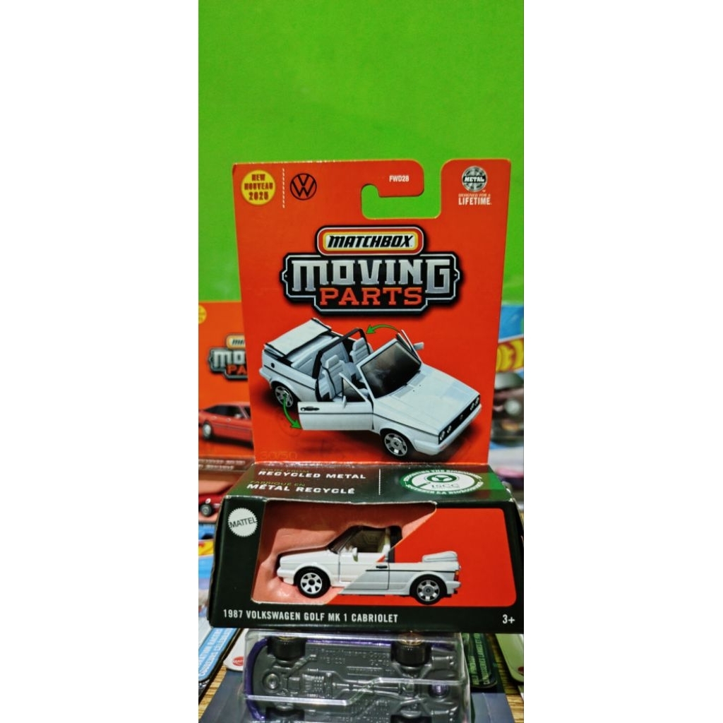 Matchbox moving parts - 1987 VW Golf MK 1 Cabriolet