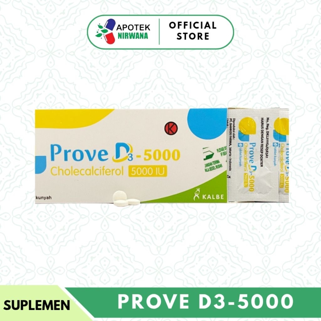 PROVE D3-5000 IU STRIP 10 TABLET
