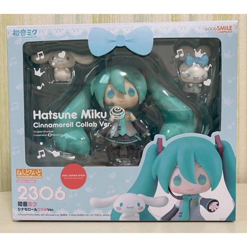 Nendoroid Figure Hatsune Miku x Cinnamoroll Hatsune Miku Cinnamoroll Collaboration Ver Official Orig