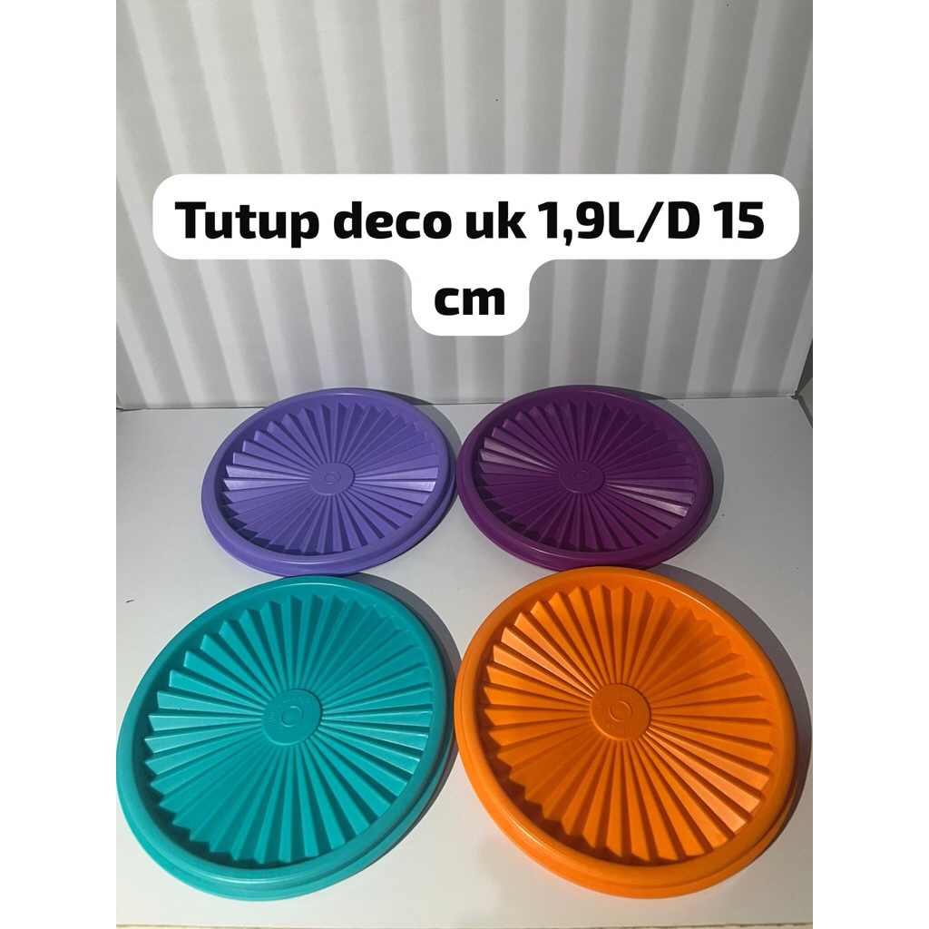 seal/tutup toples deco 1,9L tupperware (1pcs)