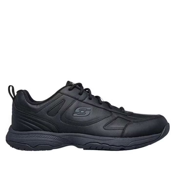 Sepatu Lifestyle Pria Skechers Dighton Shoes - Black