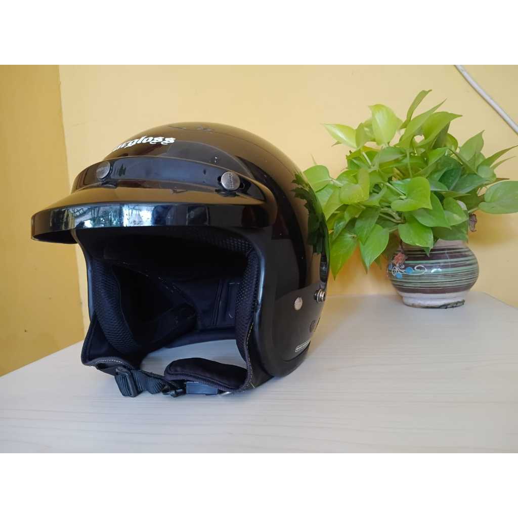 Helm Cargloss Original Solid Black Second