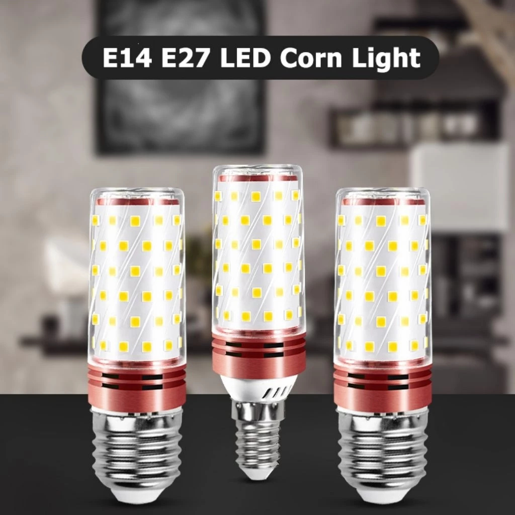 Lampu Candle Led E14  E27  Model Jagung 3 Warna 12W  Lampu Lilin