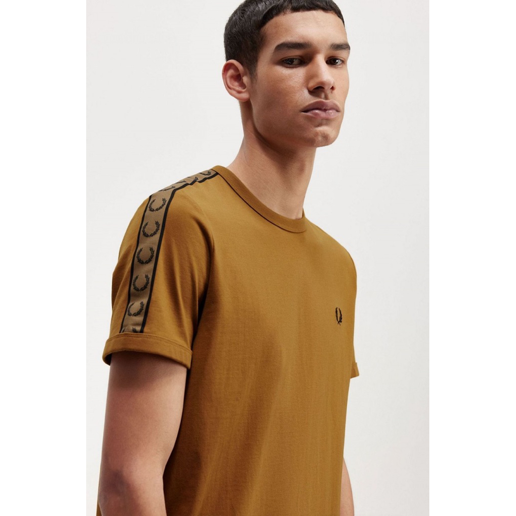 Fred Perry M4613 S75 Contrast Ringer Taped Tshirt