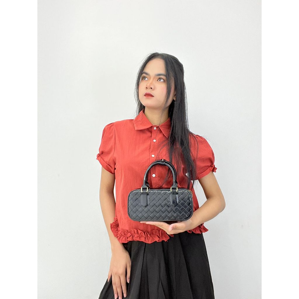 Eliza Jelly Bag PVC Quilted Handbag