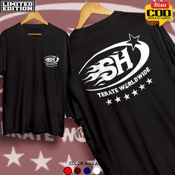 t-shirt PSHT TERATE WORLDWIDE Simple kaos psht kaos sh kaos sh terate - TERATE WORLDWIDE