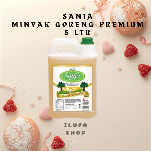 SANIA MINYAK GORENG PREMIUM 5 LITER / MINYAK GORENG SANIA