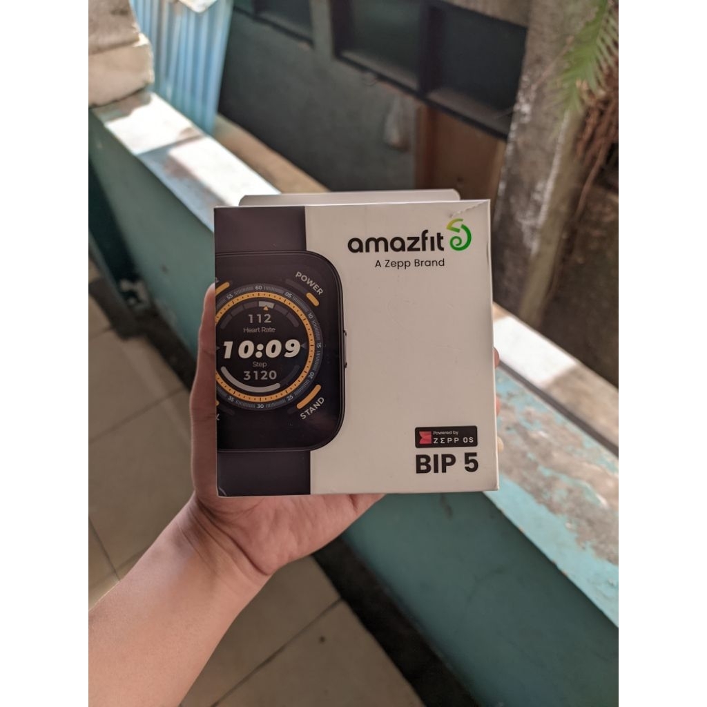 Amazfit bip 5 "SECOND" (black) / smartwatch second / barang bekas