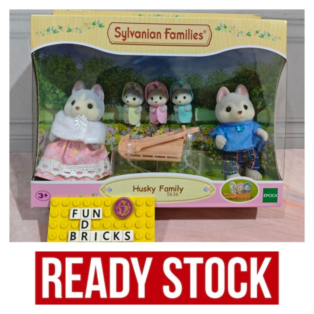 Sylvanian Husky Family 5636