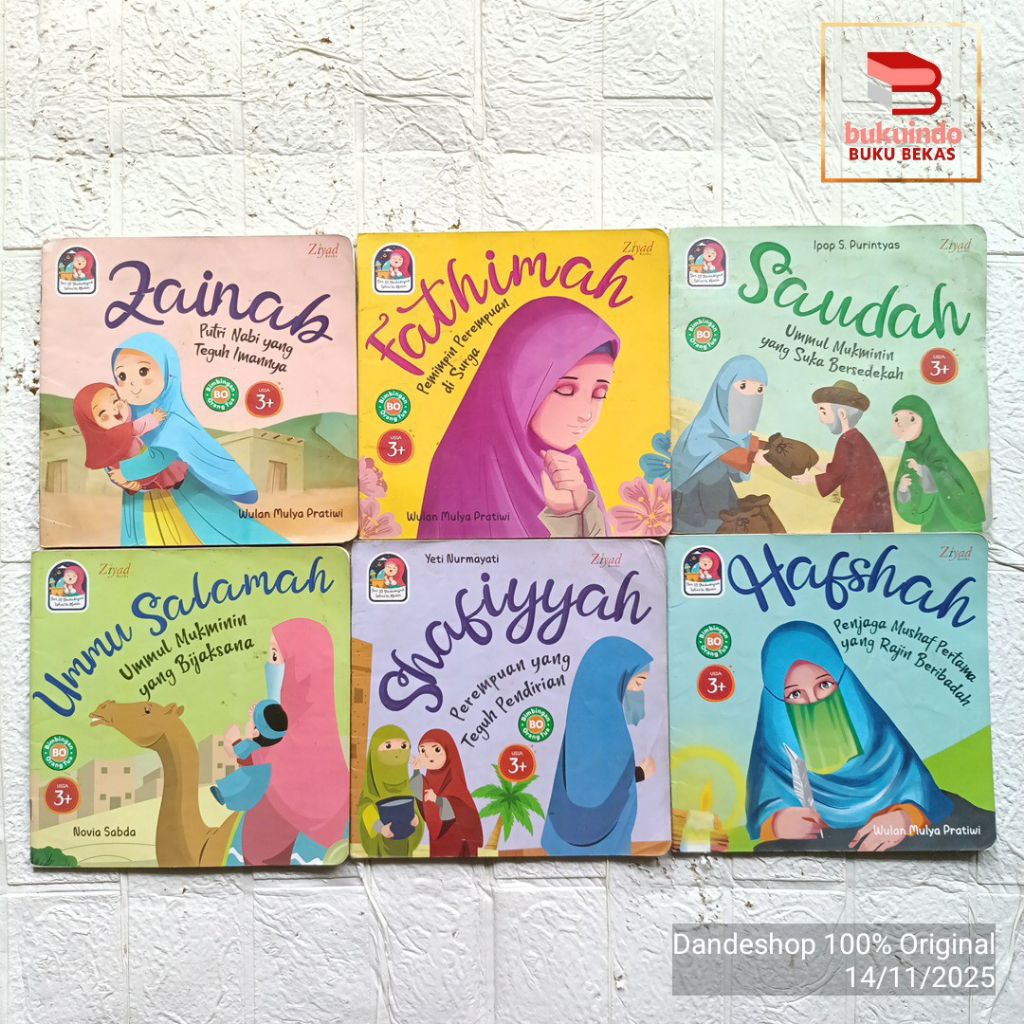 Seri 10 Shahabiyah Wanita Mulia (PILIH JUDUL) - Buku Cerita Anak Bekas Preloved Ziyad Books