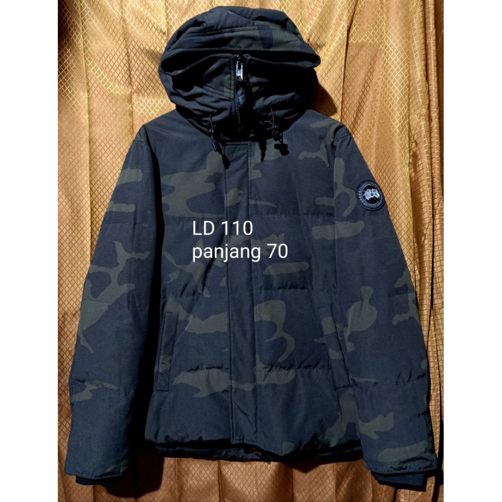 canada goose down camo jaket salju jaket snow jaket winter luxury jaket winter bulu angsa jaket bula