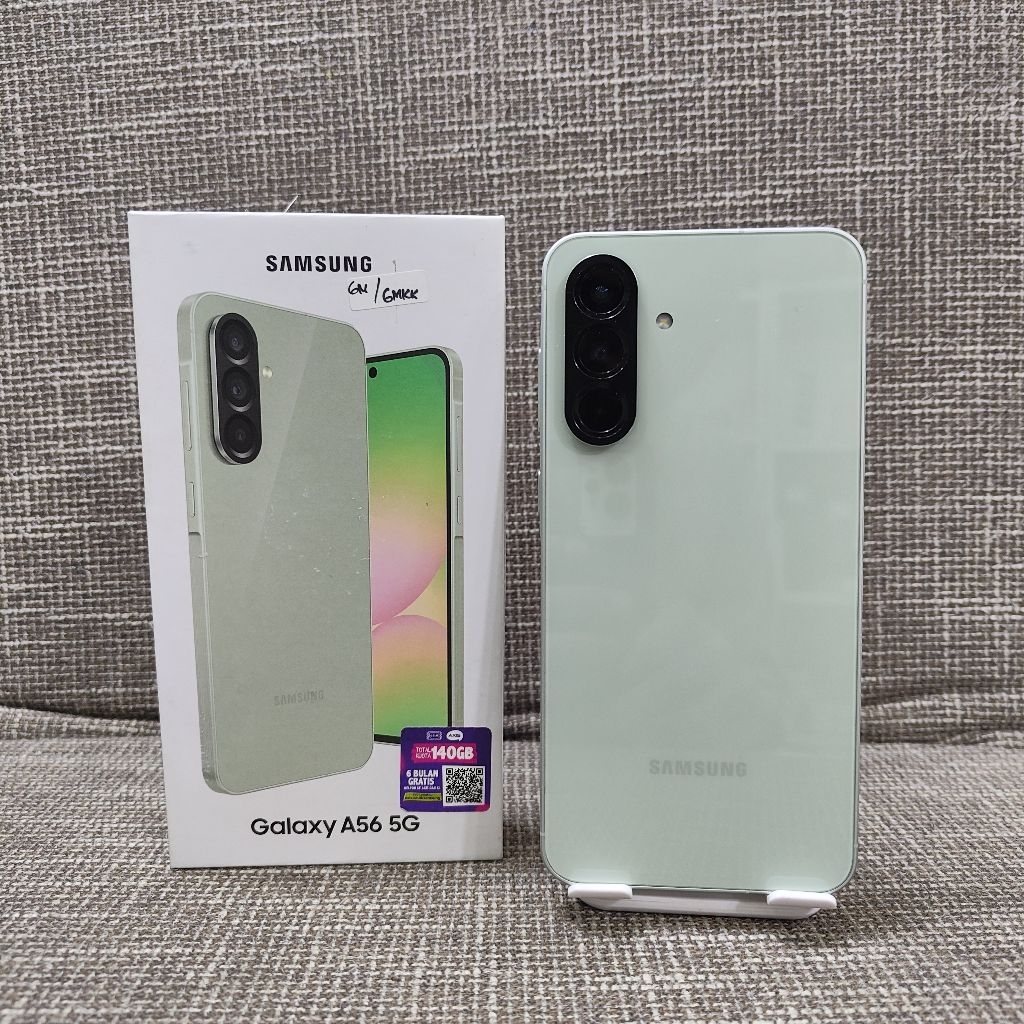 Samsung galaxy a56 5g 12/256 second resmi fullset