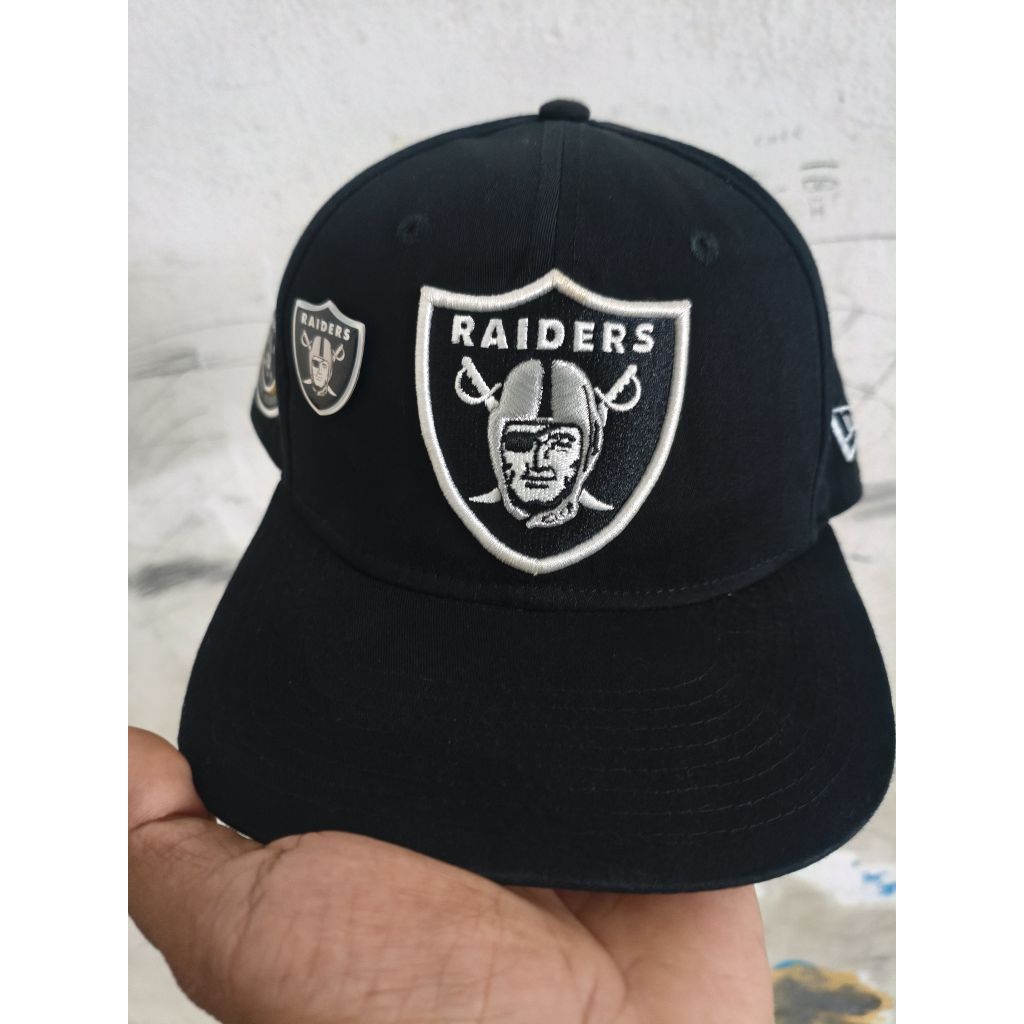 Topi New Era X NFL Raiders 3x Champions..