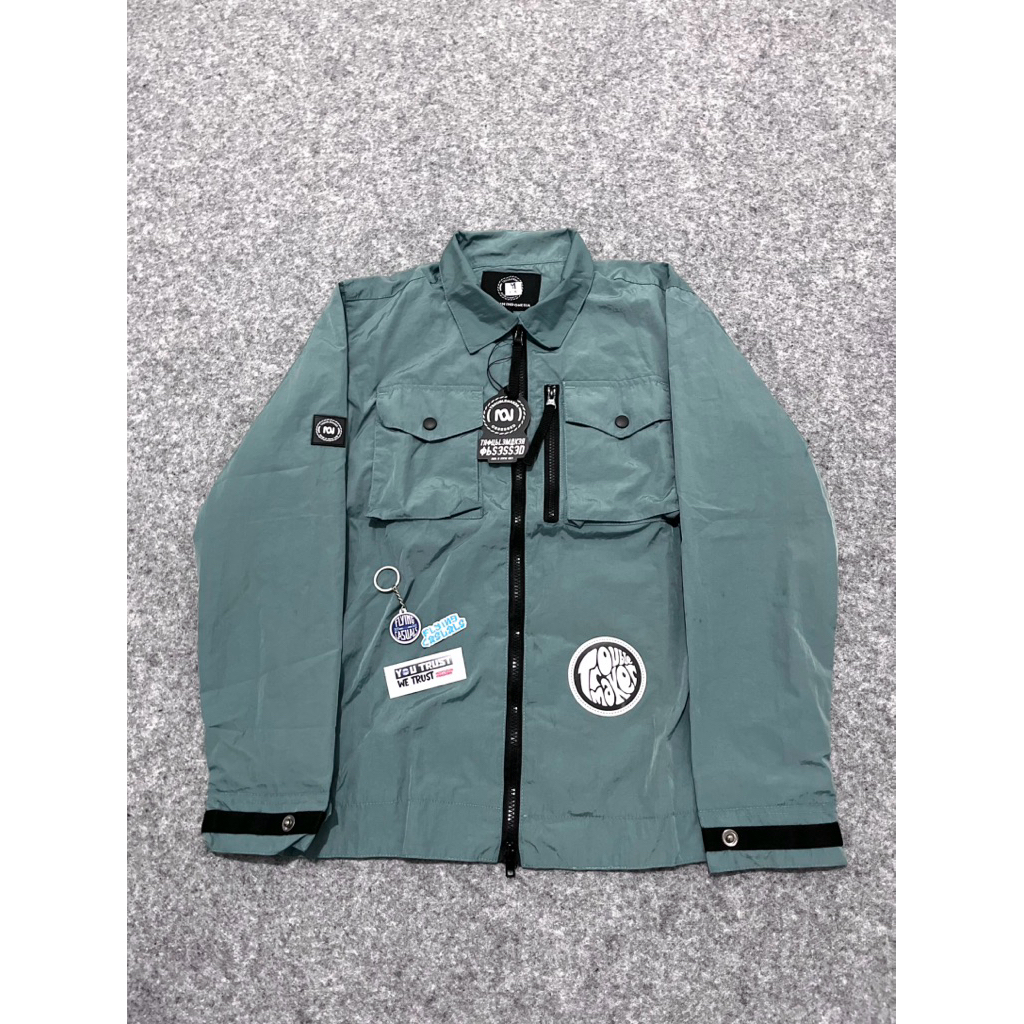 Troublemaker Overshirt Buckingham Sage