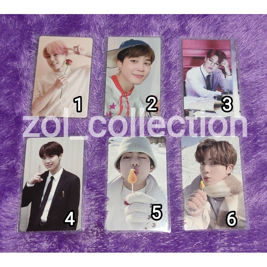 Photocard BTS Dope dan Photocard Winter Package BTS Photocard 5th Muster BTS