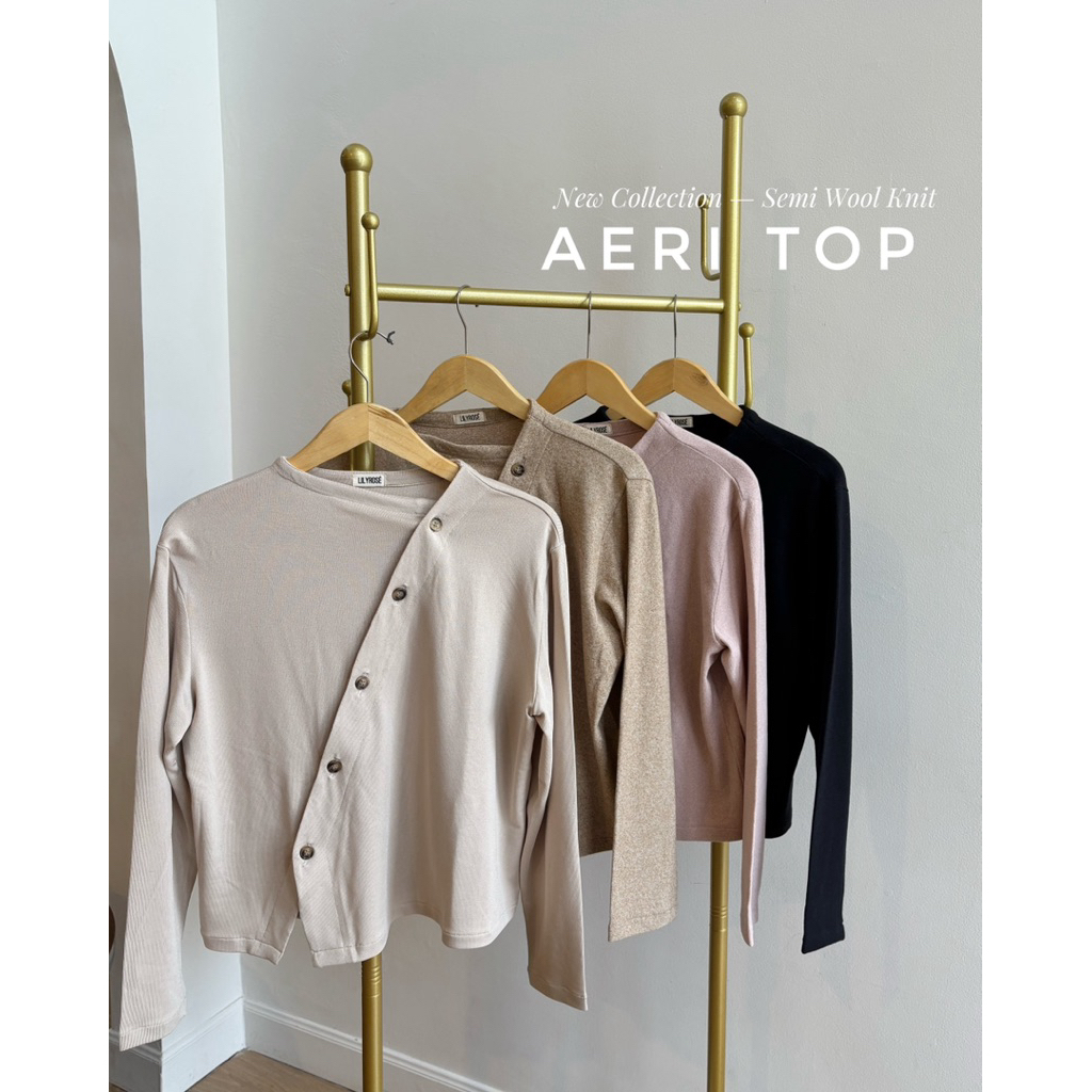 AERI TOP - Wool knit Top - Lilyrose