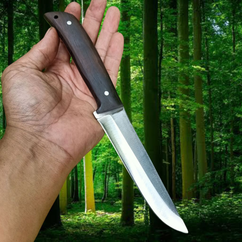 Pisau Buschraft Hunting Berburu Pisau Seset Baja HSS