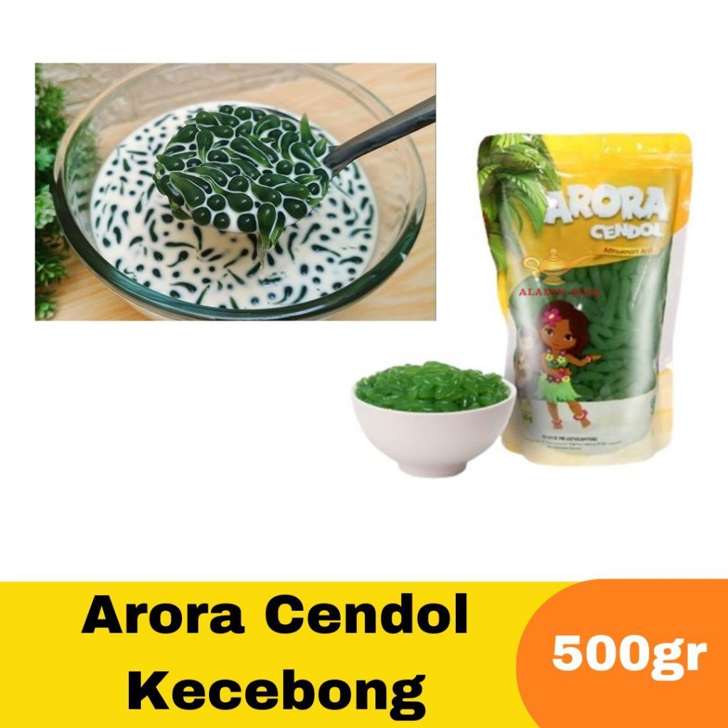 Arora Cendol Jelly 500gram / Cendol Jelly Kecebong / Cendol Yoshinoya / Cendol Aurora / Cendol Jelly