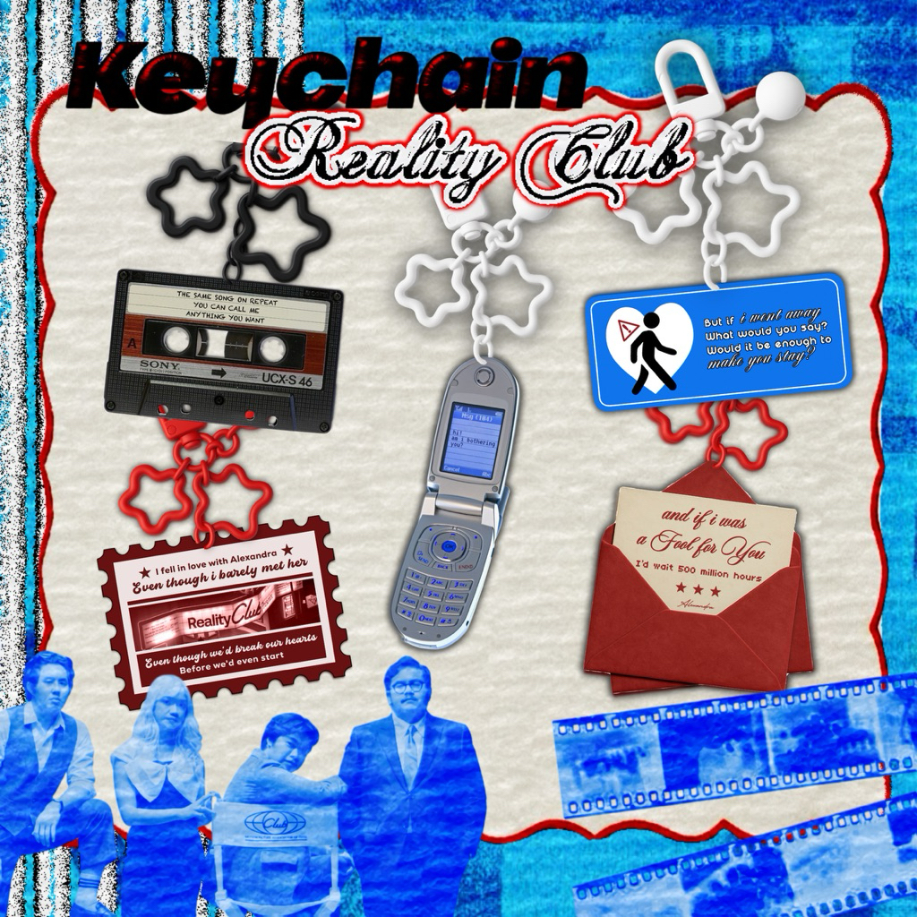 MERCHANDISE KEYCHAIN BAND REALITY CLUB