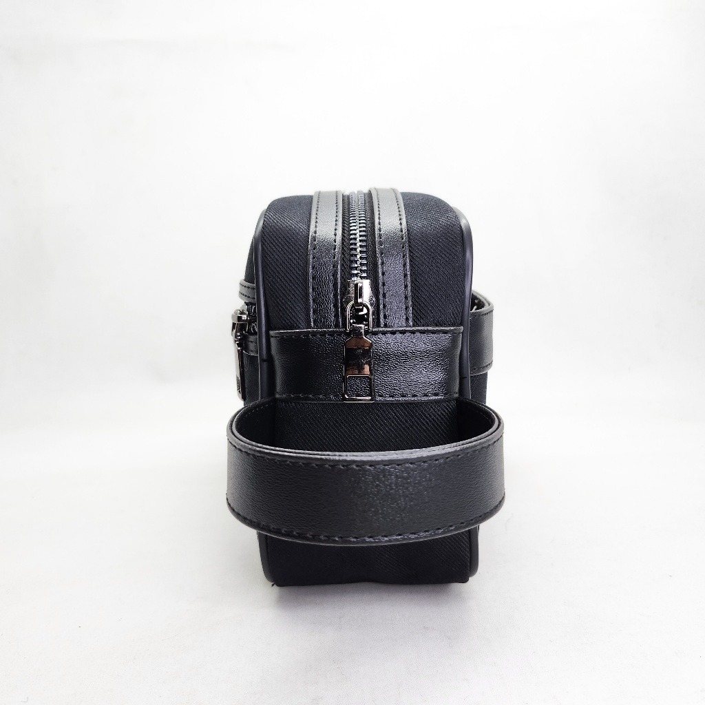 big sale tas pouch pria hush puppies 718 hitam clutch bag travel pria waterproof premium