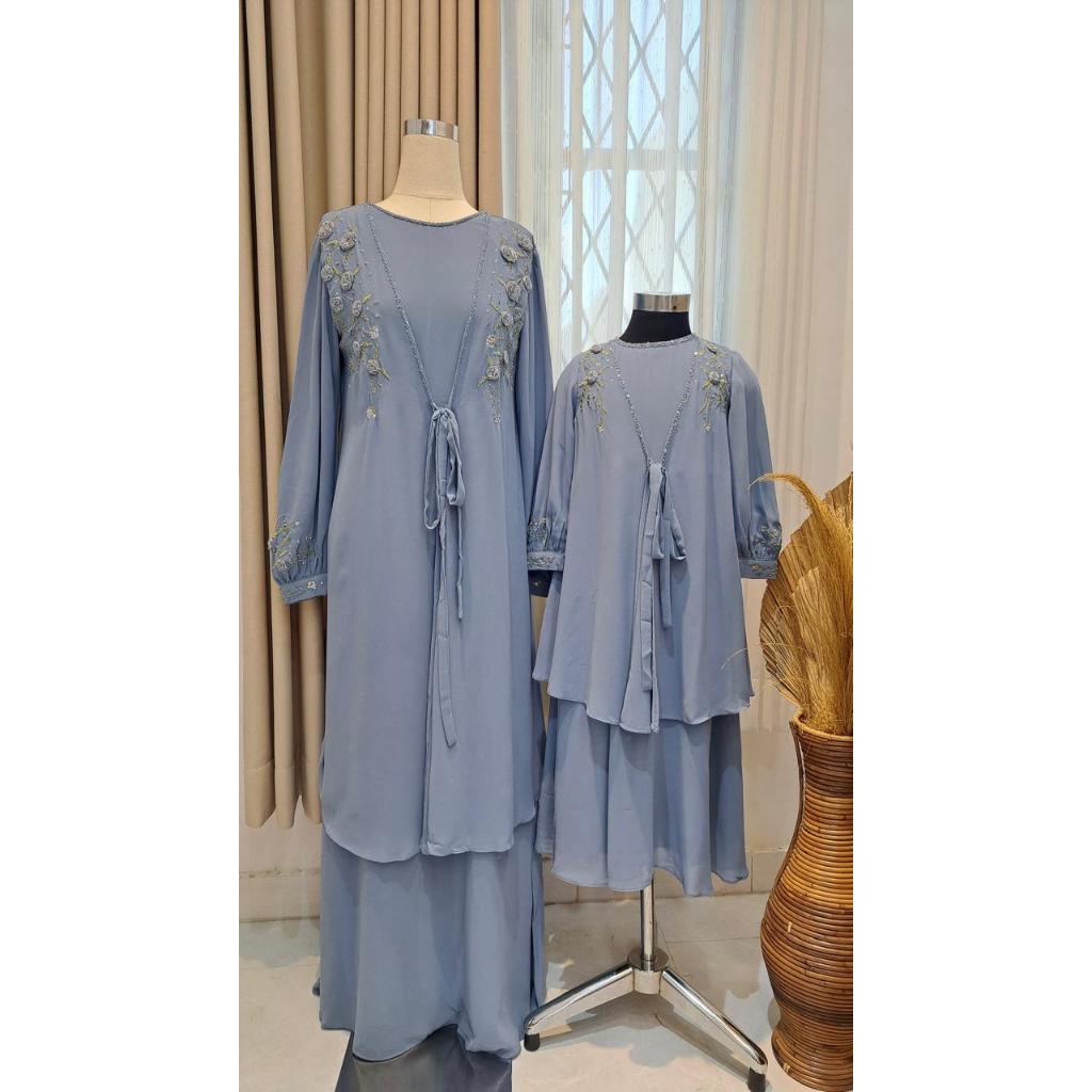 SORINA Abaya, Gamis D-402 Nesty Collection - Gamis Muslimah  Wudhu Friendly, Dress Muslimah, Dress/G