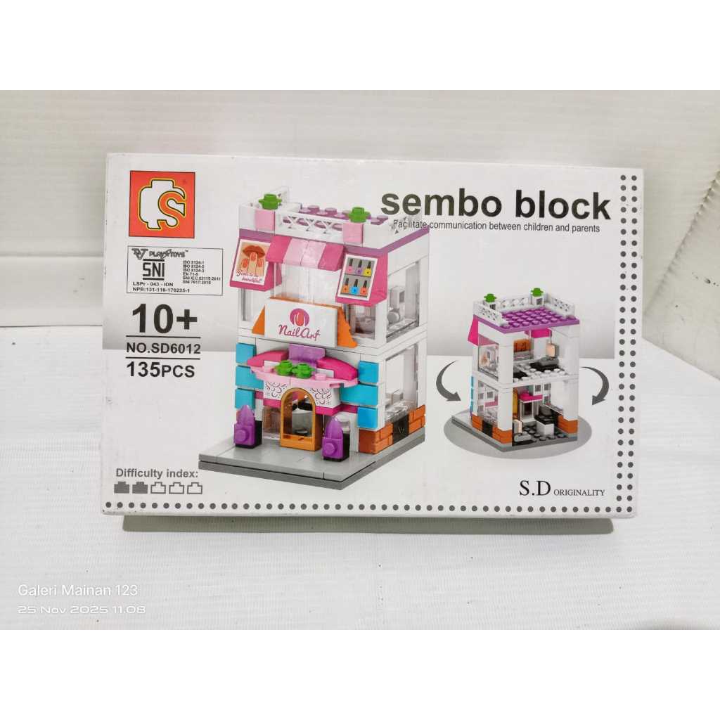 Sembo Block Seri Nail Art Shop SD6012