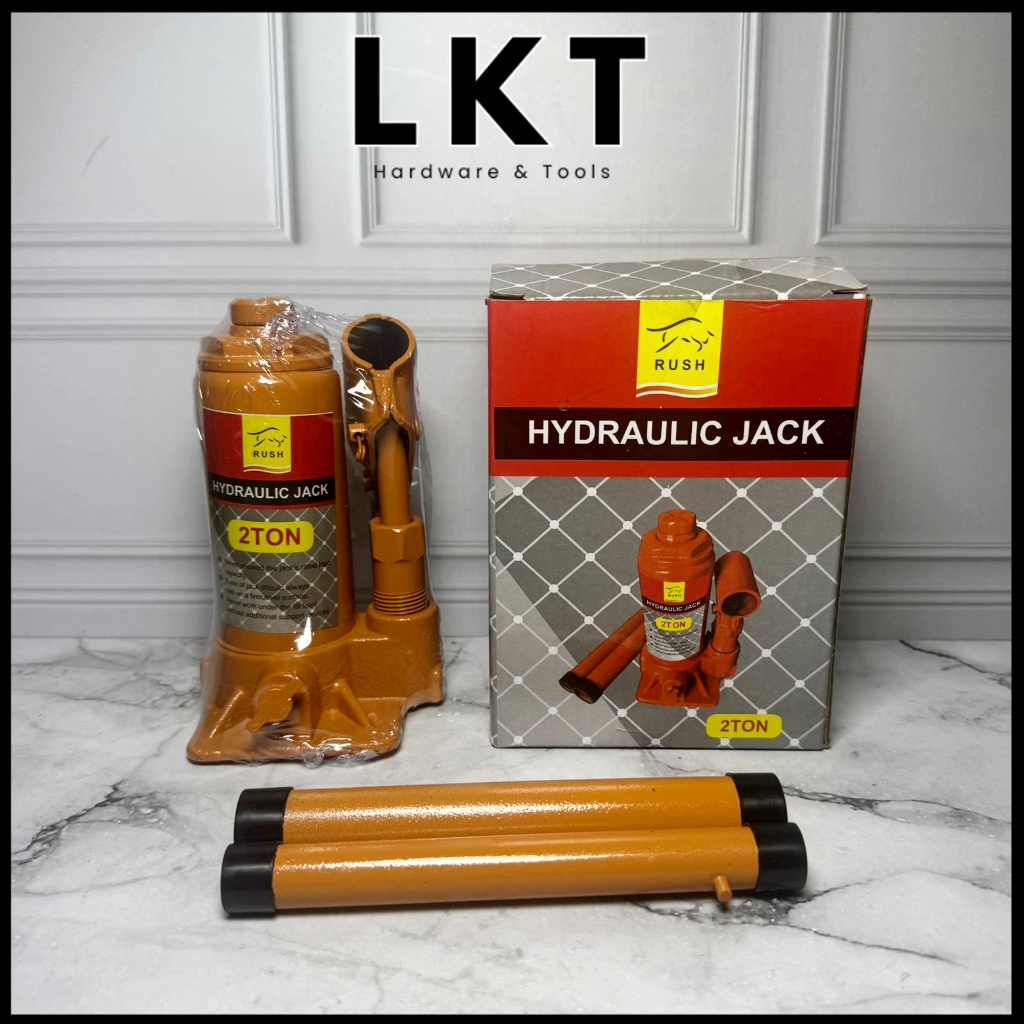 RUSH Dongkrak Mobil Model Botol Kapasitas 2 3 5 10 Ton - Hydraulic Jack Bottle