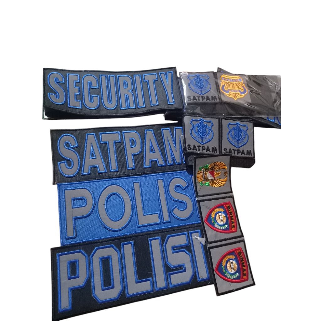 atribut polisi/atribut dishub/atribut satpolpp/atribut security/atribut satpam