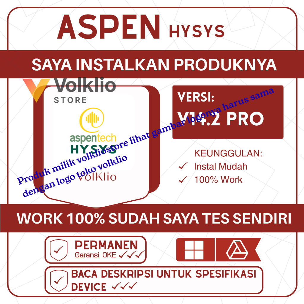Aspen Hysys Software Versi 14.2 | Windows + Link Drive (Bonus IDM Original Lifetime)