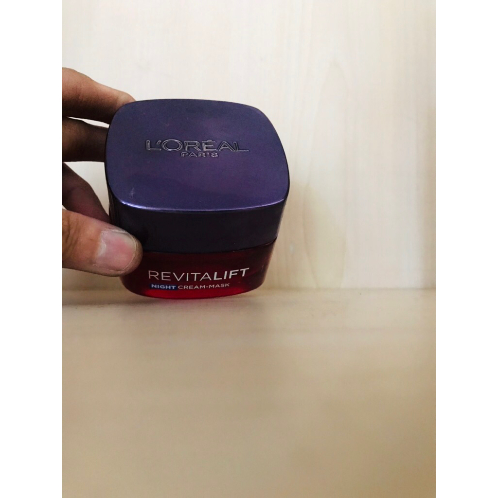 BOTOL / WADAH LOREAL PARIS REVITALIFT NIGHT CREAM MASK