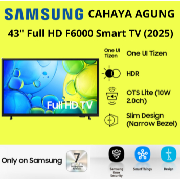 Samsung UA43FE60EFKXXD 43 Inch Full HD F6000 Samsung Smart tv 43FE60EF