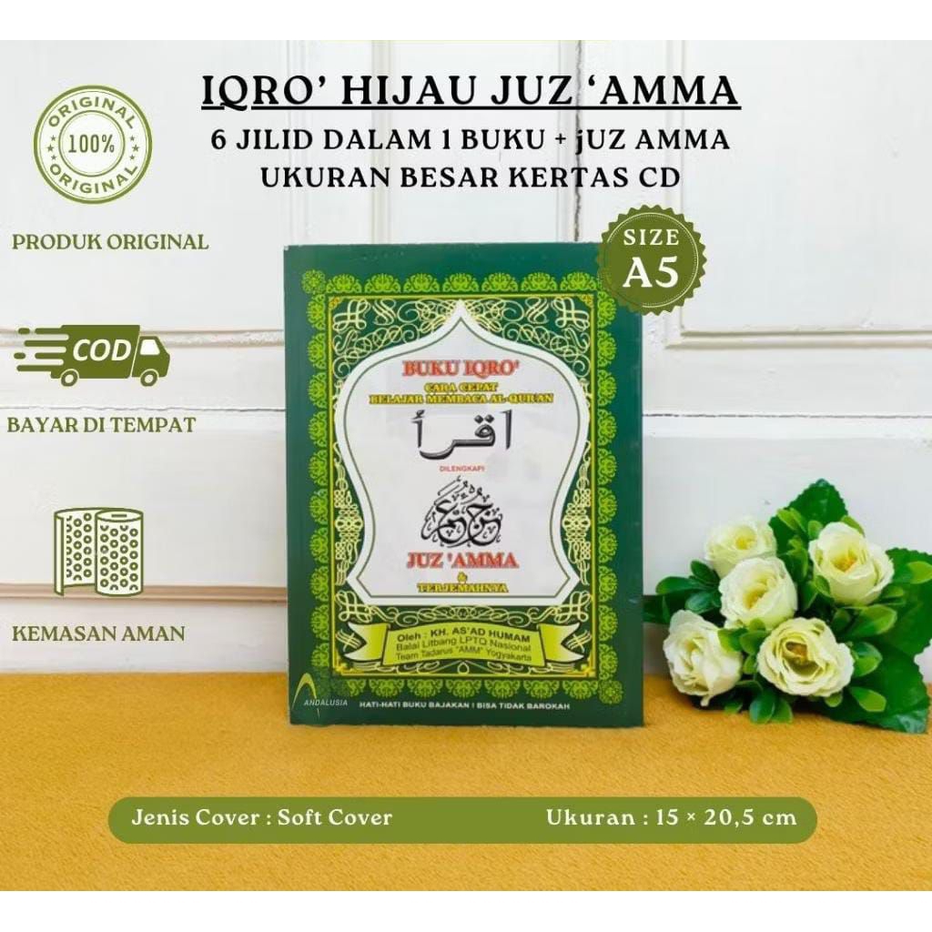 Buku IQRO Bendel Besar Plus Juz Amma dan Terjemah