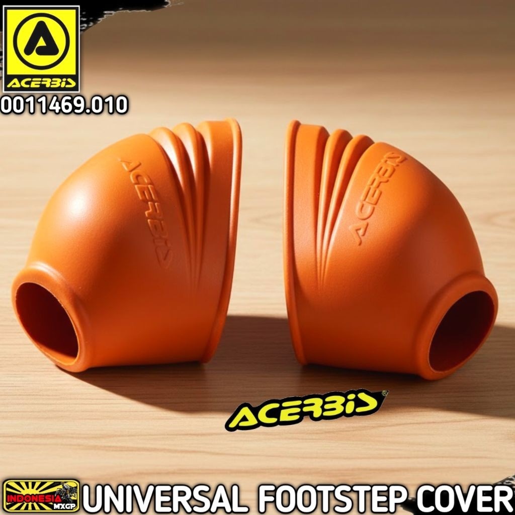 ACERBIS UNIVERSAL FOOTSTEP - FOOTPEG RUBBER COVER KIT - KARET PELINDUNG PIJAKAN KAKI SET ADVENTURE T